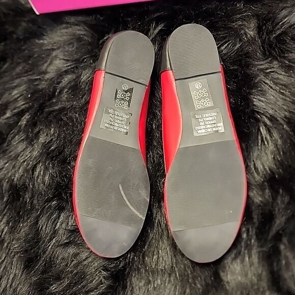 NIB Abby Dawn Feel The Love Loafer Sizec6 red and black - Picture 3 of 8